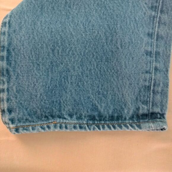 Levis 501 Jeans Mens Size 38x29 Blue Denim Button Fly Medium Wash Straight Leg - Picture 11 of 15